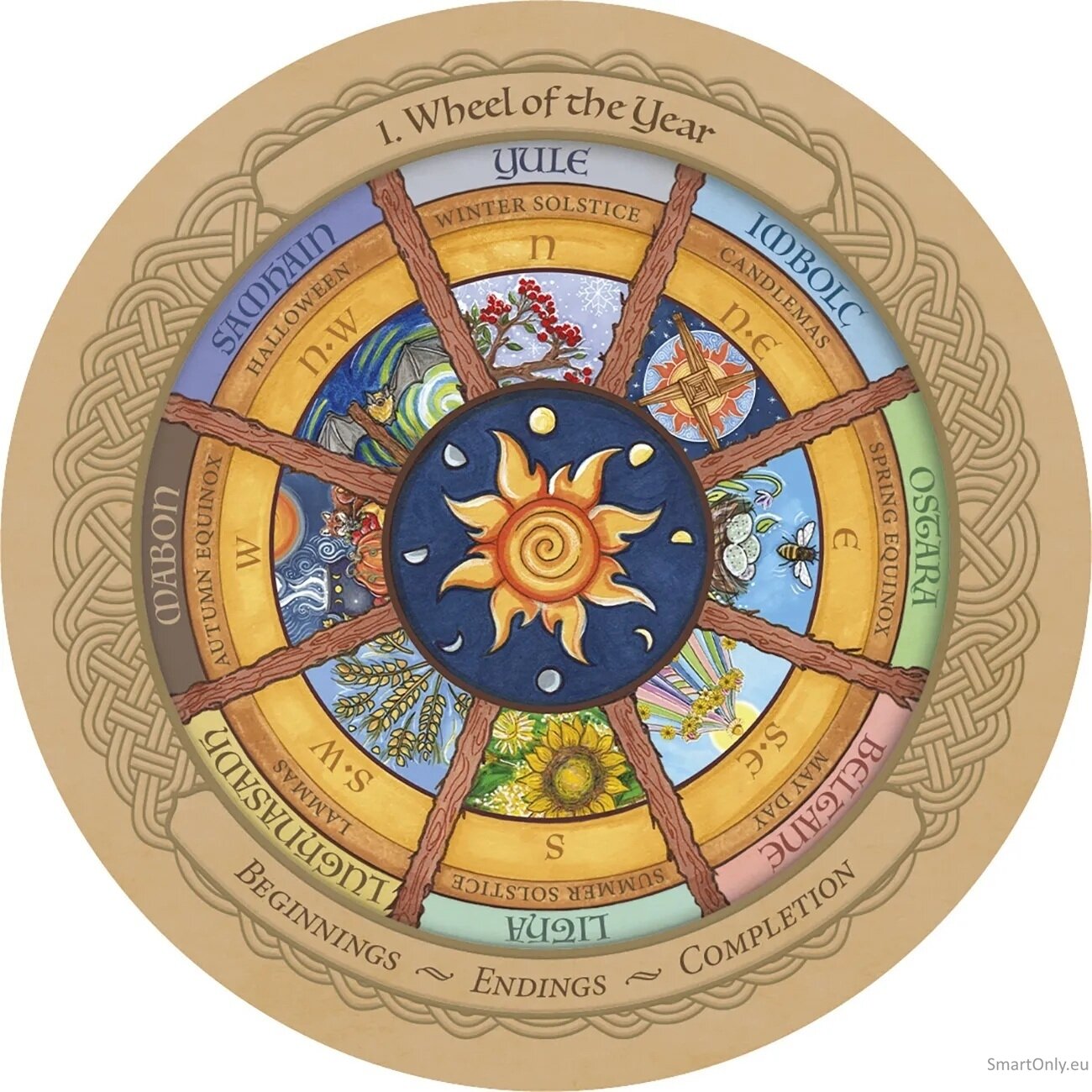 Enchanted Wheel Oracle kortos US Games Systems 3 Enchanted Wheel Oracle kortos US Games Systems 3