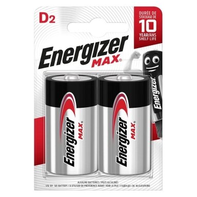 Energizer LR20 D MAX batteries 2pcs
