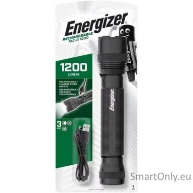 Energizer TAC-R 1200 Rechargeable UPN 165280 įkraunamas prožektorius Energizer TAC-R 1200 Rechargeable UPN 165280 įkraunamas prožektorius