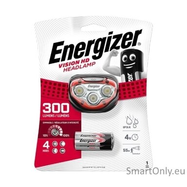 Energizer Vision HD Headlamp LP09071 prožektorius ant galvos Energizer Vision HD Headlamp LP09071 prožektorius ant galvos