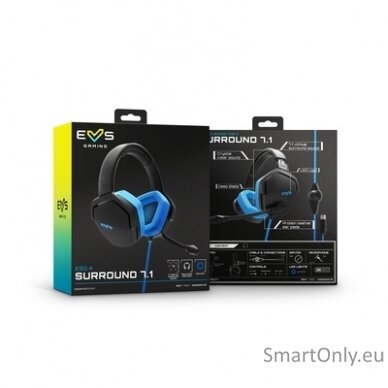 Energy Sistem Gaming Headset ESG 4 Surround 7.1 Built-in microphone, Blue, Wired, Over-Ear 6