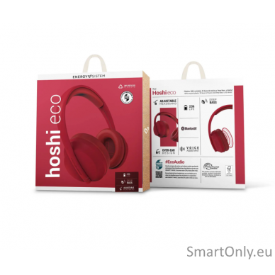 Energy Sistem Headphones Hoshi ECO Built-in microphone, Red, Wireless 5
