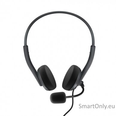 Energy Sistem Headset Office 2 Anthracite, On-ear, 3.5mm plug, retractable boom mic. 1