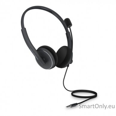 Energy Sistem Headset Office 2 Anthracite, On-ear, 3.5mm plug, retractable boom mic. 3