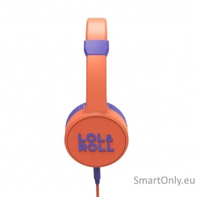 Energy Sistem Lol&Roll Pop Kids Headphones Orange (Music Share, Detachable Cable, 85 dB Volume Limit, Microphone) Energy Sistem 4