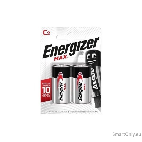 Energizer LR20 C Max šarminės baterijos 2 vnt.