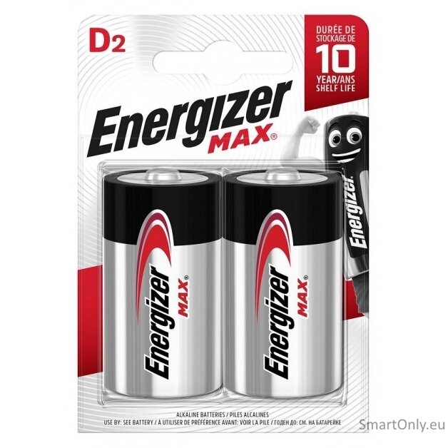 Energizer LR20 D MAX batteries 2pcs Energizer LR20 D MAX batteries 2pcs