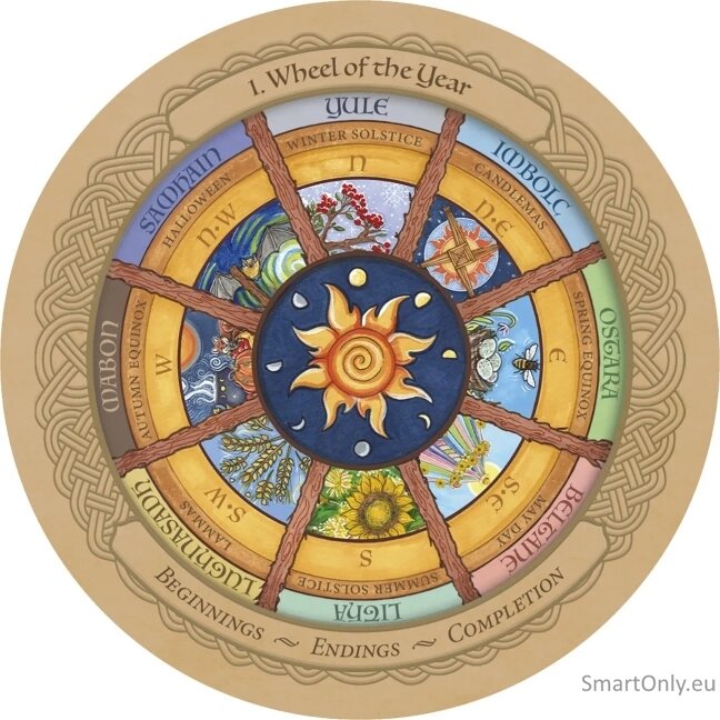Enchanted Wheel Oracle kortos US Games Systems 3 Enchanted Wheel Oracle kortos US Games Systems 3