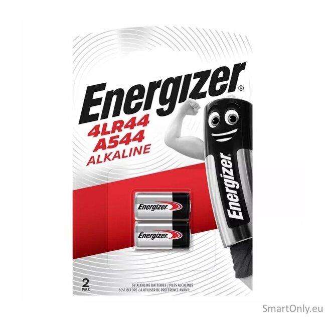 Energizer 4LR44/A544 šarminės baterijos, 2 vnt. Energizer 4LR44/A544 šarminės baterijos, 2 vnt.