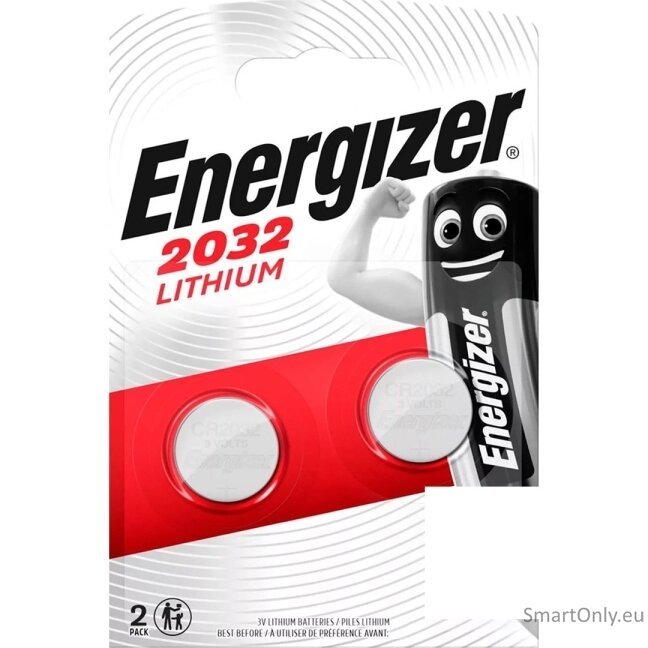 Energizer CR2032 Lithium battery 2pcs Energizer CR2032 Lithium battery 2pcs