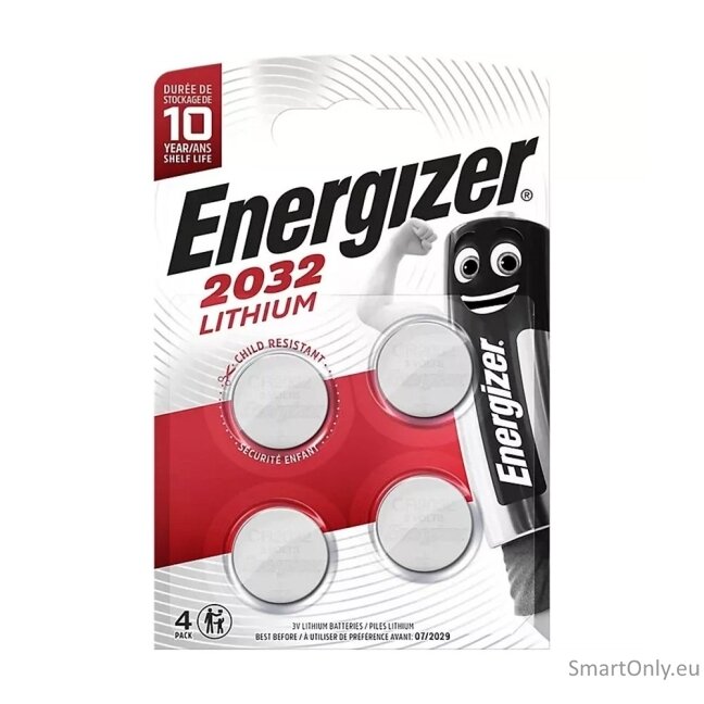 Energizer CR2032 Ultimate monetinės ličio baterijos, 4 vnt. Energizer CR2032 Ultimate monetinės ličio baterijos, 4 vnt.