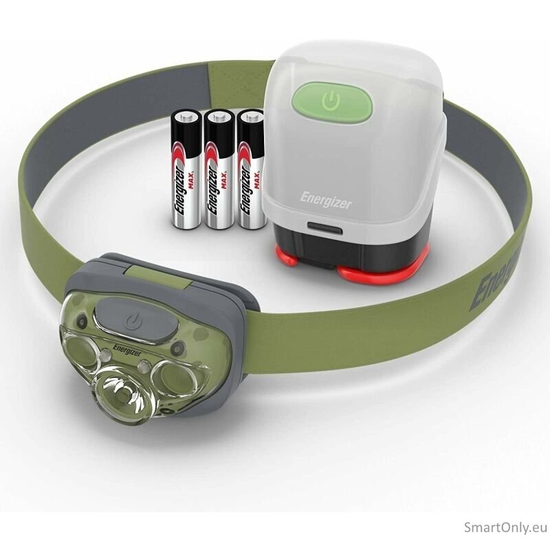 Energizer prožektoriaus ant galvos ir žibinto-laikiklio rinkinys LP139720 8 Energizer prožektoriaus ant galvos ir žibinto-laikiklio rinkinys LP139720 8