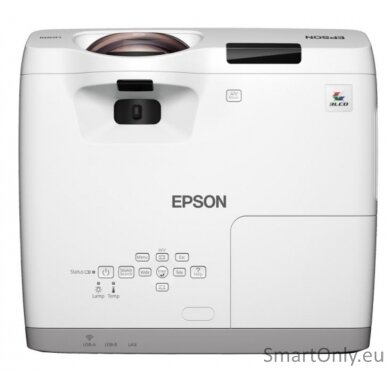 Epson Short Throw Series EB-530 XGA (1024x768), 3200 ANSI lumens, 16.000:1, White, Lamp warranty 12 month(s) 1