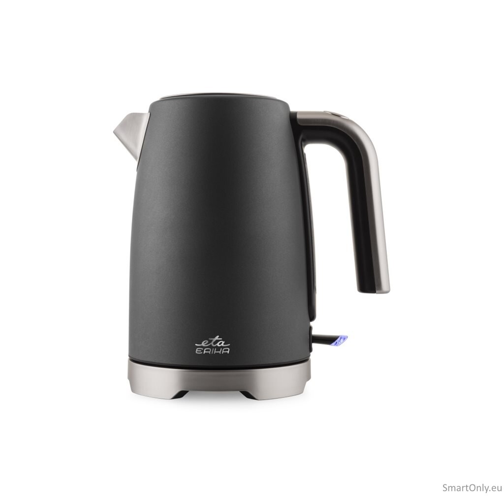 ETA Kettle | Erika ETA259090020 | 2200 W | Electric | 1.7 L | Stainless steel | 360° rotational base | Anthracite 2 ETA Kettle | Erika ETA259090020 | 2200 W | Electric | 1.7 L | Stainless steel | 360° rotational base | Anthracite 2