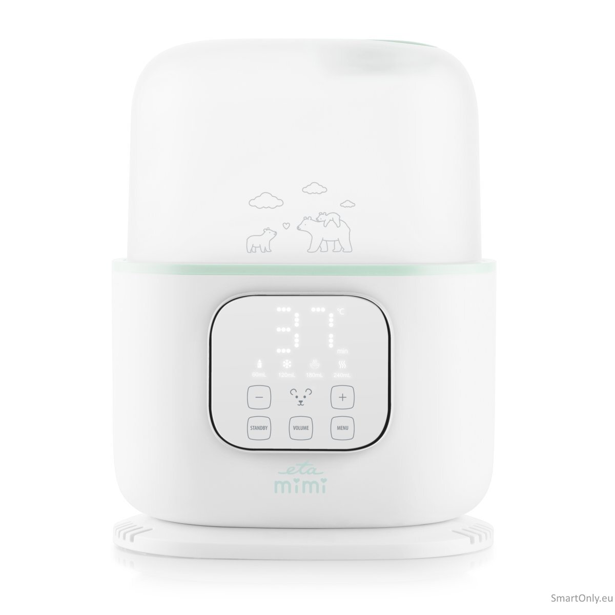 ETA | Baby Bottle Warmer | ETA330690000 MIMI | 1.5 L | 270 W | White ETA | Baby Bottle Warmer | ETA330690000 MIMI | 1.5 L | 270 W | White