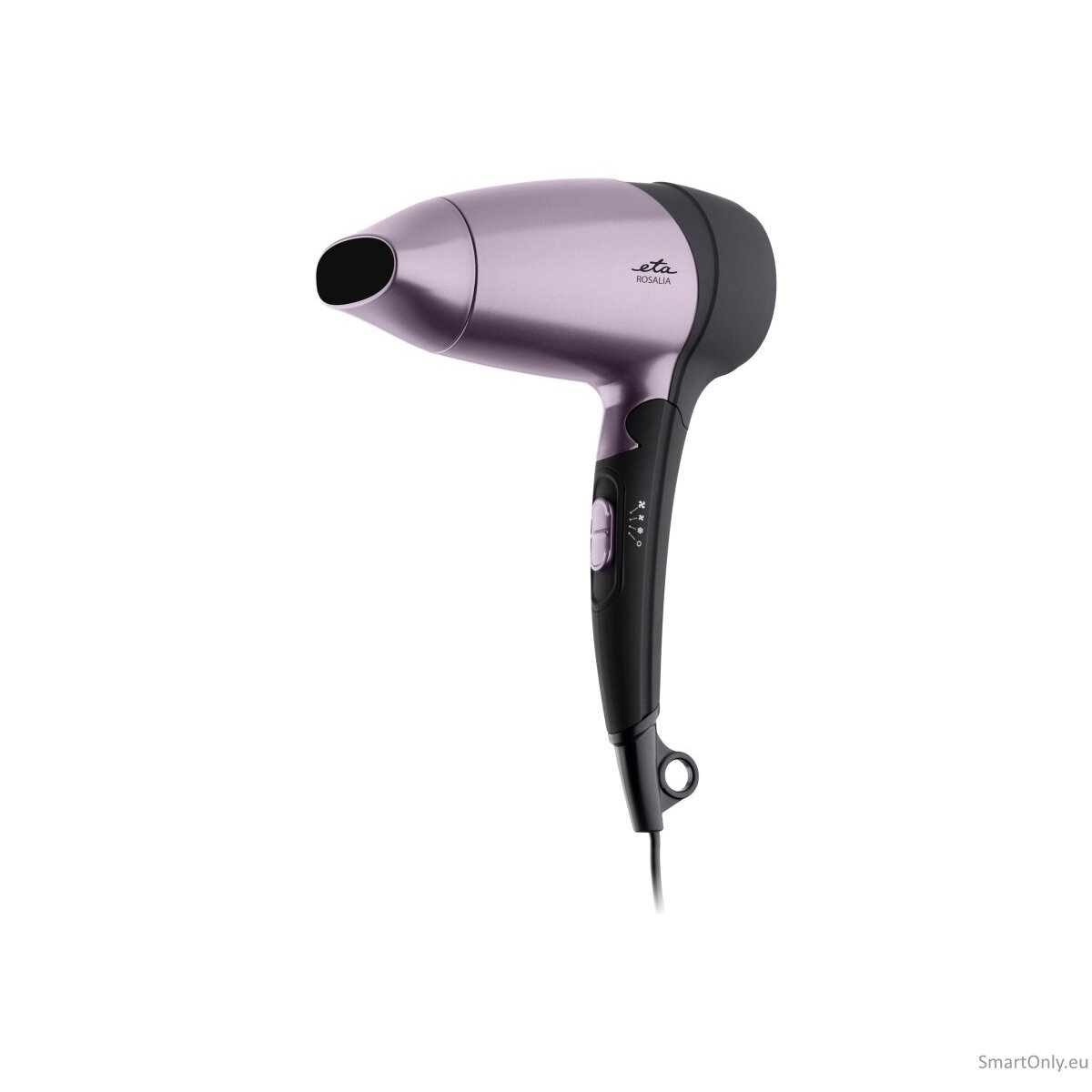 ETA Hair Dryer ETA632090000 Rosalia 1200 W, Number of temperature settings 3, Black/Purple 3 ETA Hair Dryer ETA632090000 Rosalia 1200 W, Number of temperature settings 3, Black/Purple 3
