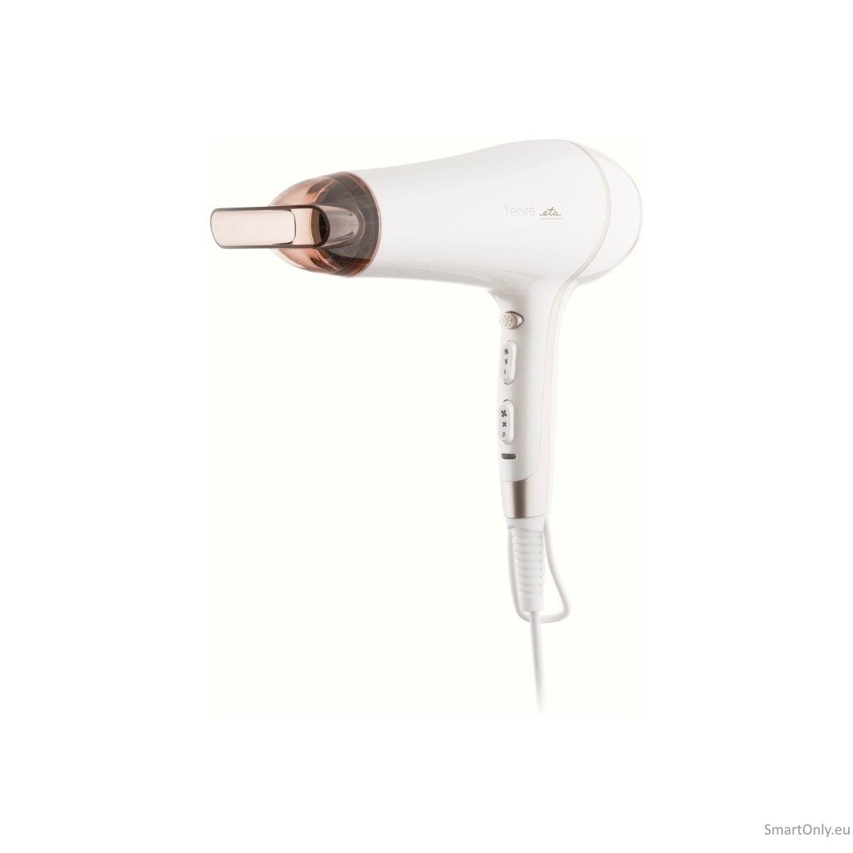 ETA Hair Dryer Fenite ETA732090000 2400 W, Number of temperature settings 3, Ionic function, Diffuser nozzle, White 4 ETA Hair Dryer Fenite ETA732090000 2400 W, Number of temperature settings 3, Ionic function, Diffuser nozzle, White 4