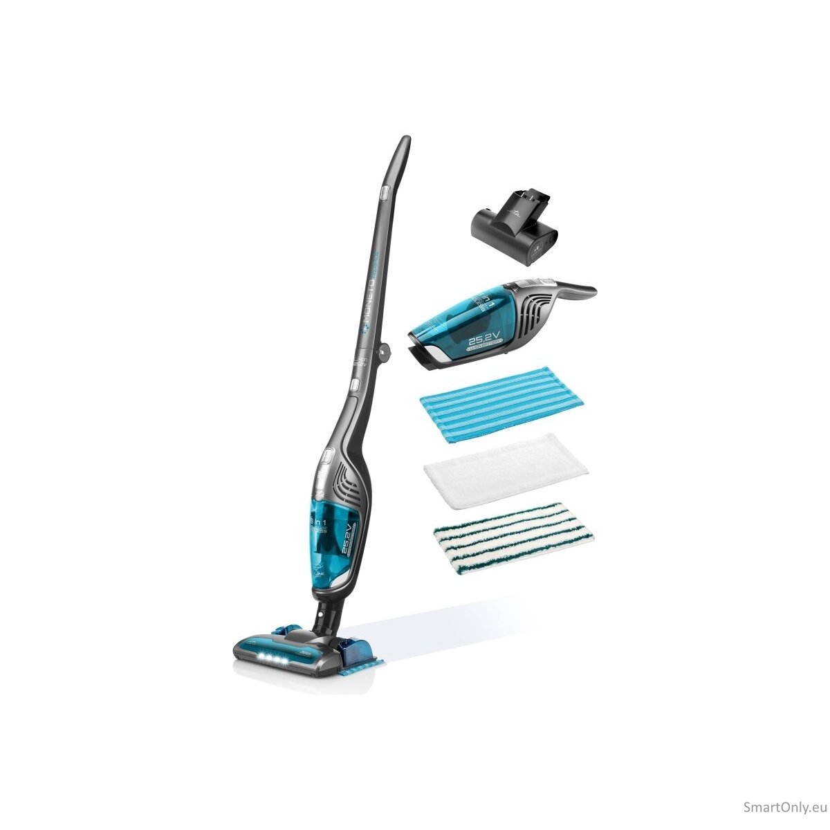ETA Vacuum Cleaner ETA845390000 Moneto II Aqua Plus Cordless operating Handstick 2in1 Washing function 25.2 V N/A W Operating time (max) 50 min Grey/Blue 8