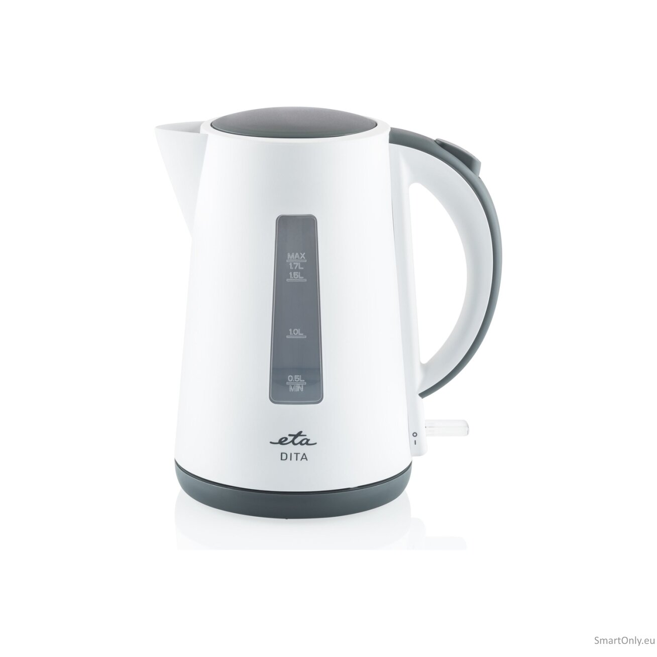 ETA | Kettle | ETA160390000 | Electric | 2200 W | 1.7 L | Plastic | 360° rotational base | White 5 ETA | Kettle | ETA160390000 | Electric | 2200 W | 1.7 L | Plastic | 360° rotational base | White 5