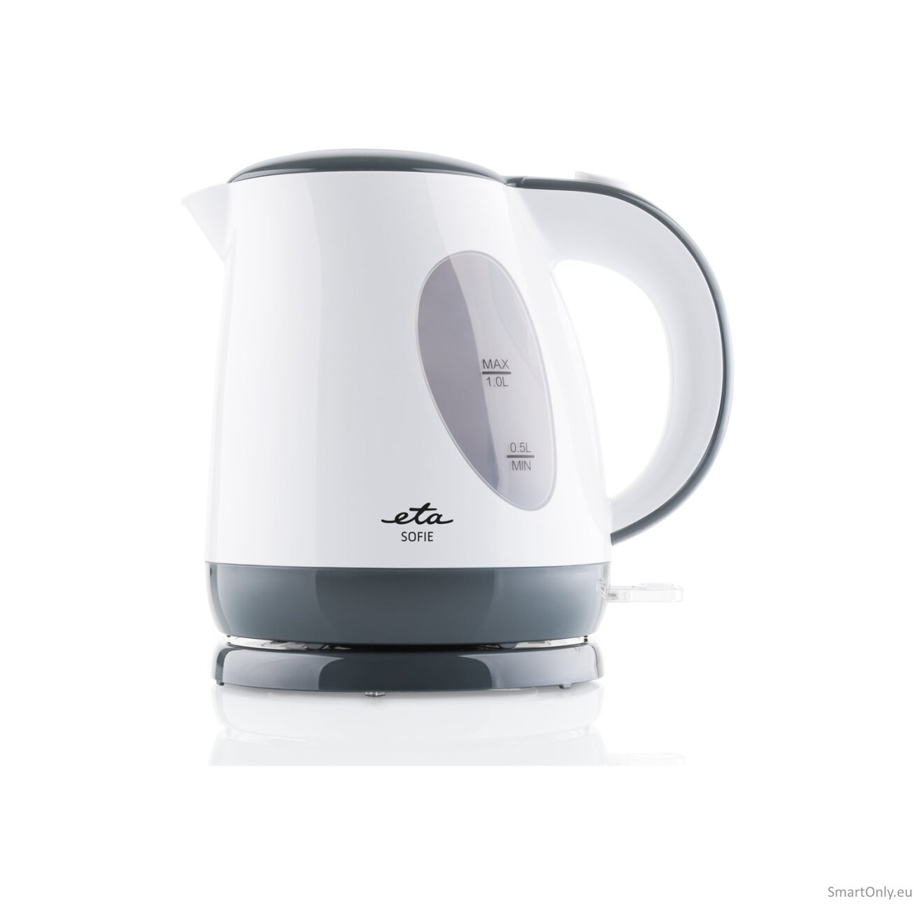ETA Kettle | ETA560490000 SOFIE | Electric | 2200 W | 1 L | Plastic | 360° rotational base | White 6 ETA Kettle | ETA560490000 SOFIE | Electric | 2200 W | 1 L | Plastic | 360° rotational base | White 6