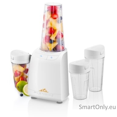ETA Blender ETA401190020 Blendic Premium II Tabletop 1500 W Jar material Plastic Jar capacity 0.7 L Ice crushing White blender ETA Blender ETA401190020 Blendic Premium II Tabletop 1500 W Jar material Plastic Jar capacity 0.7 L Ice crushing White blender