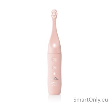 ETA Electric Toothbrush | Sonetic Kids ETA171090000 | Rechargeable | For kids | Number of brush heads included 2 | Number of teeth brushing modes 1 | Pink ETA Electric Toothbrush | Sonetic Kids ETA171090000 | Rechargeable | For kids | Number of brush heads included 2 | Number of teeth brushing modes 1 | Pink