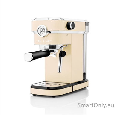 ETA | Espresso coffee maker | ETA618190040 Storio | Pump pressure 20 bar | Built-in milk frother | Semi-automatic | 1350 W | Beige ETA | Espresso coffee maker | ETA618190040 Storio | Pump pressure 20 bar | Built-in milk frother | Semi-automatic | 1350 W | Beige