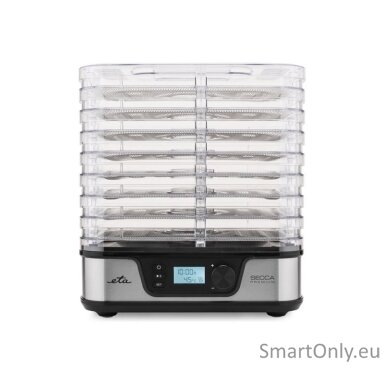 ETA Food dryer | ETA930190000 Secca Premium | Power 380 W | Number of trays 8 | Temperature control | Integrated timer | Silver