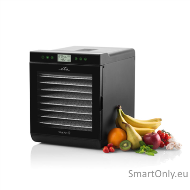 ETA | Fruit dryer | Vital Air II ETA230290000 | Power 650 W | Number of trays 10 | Temperature control | Integrated timer | Black ETA | Fruit dryer | Vital Air II ETA230290000 | Power 650 W | Number of trays 10 | Temperature control | Integrated timer | Black