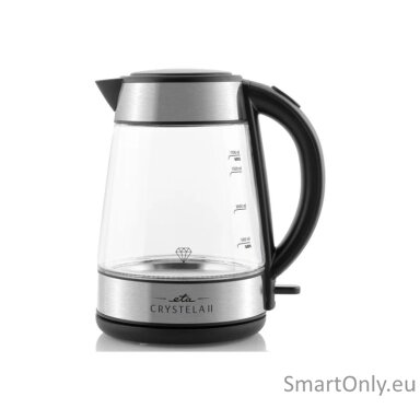 ETA Kettle | Crystela II 1154 90000 | 2200 W | Electric | 1.7 L | Glass | 360° rotational base | Glass ETA Kettle | Crystela II 1154 90000 | 2200 W | Electric | 1.7 L | Glass | 360° rotational base | Glass