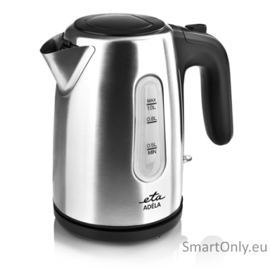 ETA Kettle | ETA160490000 ADÉLA | Electric | 1600 W | 1 L | Stainless Steel | 360° rotational base | Stainless Steel ETA Kettle | ETA160490000 ADÉLA | Electric | 1600 W | 1 L | Stainless Steel | 360° rotational base | Stainless Steel
