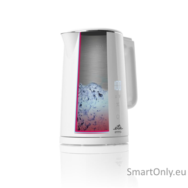 ETA Kettle ETA559590010 Emma Electric 2200 W 1.5 L Stainless steel 360° rotational base White ETA Kettle ETA559590010 Emma Electric 2200 W 1.5 L Stainless steel 360° rotational base White