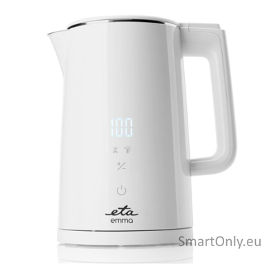 ETA Kettle ETA559590010 Emma Electric 2200 W 1.5 L Stainless steel 360° rotational base White ETA Kettle ETA559590010 Emma Electric 2200 W 1.5 L Stainless steel 360° rotational base White