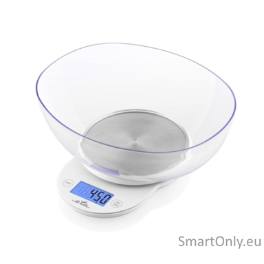 ETA | Kitchen scale with a bowl | ETA577090000 Mari | Graduation 1 g | Display type LCD | White ETA | Kitchen scale with a bowl | ETA577090000 Mari | Graduation 1 g | Display type LCD | White