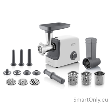 ETA | Meat mincer | ETA507590000 | White | 2200 W | Throughput (kg/min) 2.3 ETA | Meat mincer | ETA507590000 | White | 2200 W | Throughput (kg/min) 2.3