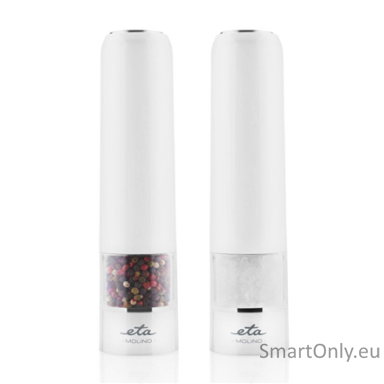 ETA | Salt And Pepper Mill | Molino ETA092890000 | Electric | AAA | White ETA | Salt And Pepper Mill | Molino ETA092890000 | Electric | AAA | White