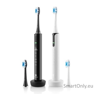 ETA Set of Electric Toothbrushes | ETA270990000 Sonetic | Rechargeable | For adults | Number of brush heads included 4 | Number of teeth brushing modes 5 | Black/White