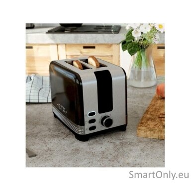 ETA Storio Toaster ETA916690020 Power 930 W Housing material Stainless steel Black ETA Storio Toaster ETA916690020 Power 930 W Housing material Stainless steel Black