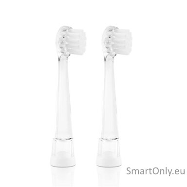 ETA Toothbrush replacement for ETA0710 For kids, Heads, Number of brush heads included 2, White ETA Toothbrush replacement for ETA0710 For kids, Heads, Number of brush heads included 2, White