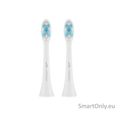 ETA Toothbrush replacement SoftClean ETA070790300 Heads, For adults, Number of brush heads included 2, White ETA Toothbrush replacement SoftClean ETA070790300 Heads, For adults, Number of brush heads included 2, White