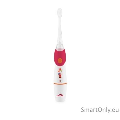ETA Toothbrush | Sonetic ETA071090030 | Battery operated | For kids | Number of brush heads included 2 | Number of teeth brushing modes 1 | Red/White ETA Toothbrush | Sonetic ETA071090030 | Battery operated | For kids | Number of brush heads included 2 | Number of teeth brushing modes 1 | Red/White