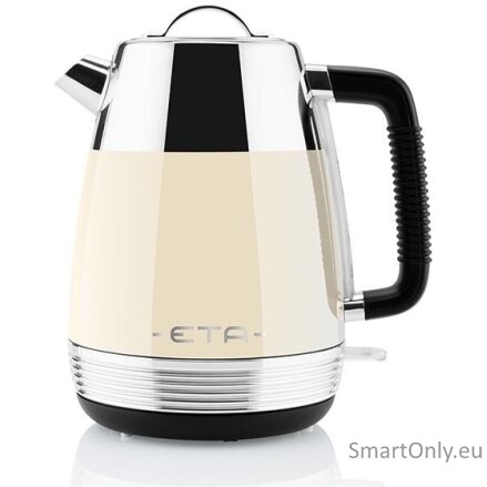 ETA | Storio Kettle | ETA918690040 | Standard | 2150 W | 1.7 L | Stainless steel | 360° rotational base | Beige ETA | Storio Kettle | ETA918690040 | Standard | 2150 W | 1.7 L | Stainless steel | 360° rotational base | Beige