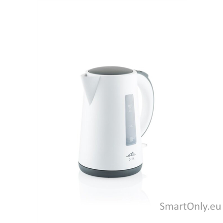 ETA | Kettle | ETA160390000 | Electric | 2200 W | 1.7 L | Plastic | 360° rotational base | White 1 ETA | Kettle | ETA160390000 | Electric | 2200 W | 1.7 L | Plastic | 360° rotational base | White 1