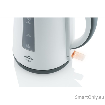 ETA | Kettle | ETA160390000 | Electric | 2200 W | 1.7 L | Plastic | 360° rotational base | White 3 ETA | Kettle | ETA160390000 | Electric | 2200 W | 1.7 L | Plastic | 360° rotational base | White 3