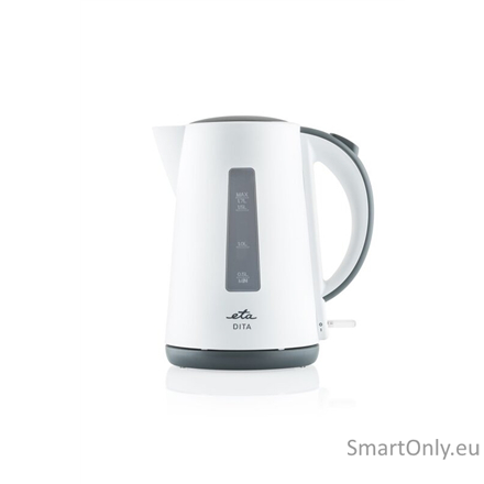 ETA | Kettle | ETA160390000 | Electric | 2200 W | 1.7 L | Plastic | 360° rotational base | White ETA | Kettle | ETA160390000 | Electric | 2200 W | 1.7 L | Plastic | 360° rotational base | White