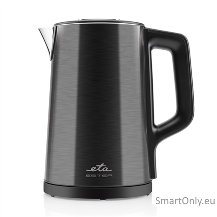 ETA Kettle | ETA459790000 | Electric | 2200 W | 1.5 L | Stainless steel | 360° rotational base | Black ETA Kettle | ETA459790000 | Electric | 2200 W | 1.5 L | Stainless steel | 360° rotational base | Black