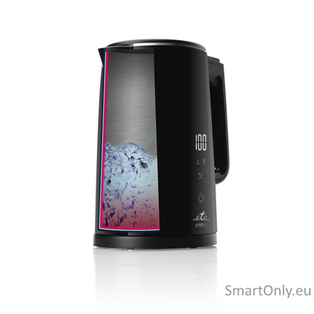 ETA | Kettle | ETA559590000 Emma | Electric | 2200 W | 1.5 L | Stainless steel | 360° rotational base | Black 1