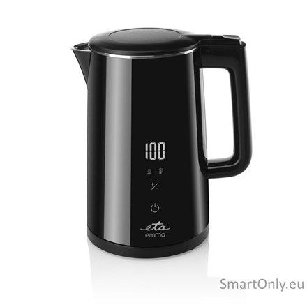 ETA | Kettle | ETA559590000 Emma | Electric | 2200 W | 1.5 L | Stainless steel | 360° rotational base | Black 2