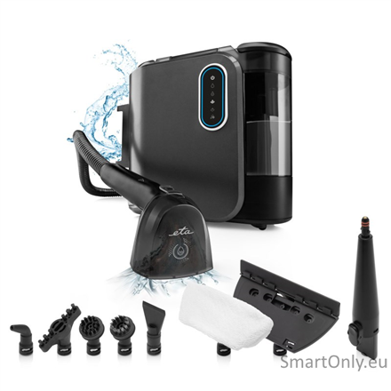 ETA Multipurpose Steam Cleaner | ETA721490000 Steam&Clean | Power 2000 W | Water tank capacity 1.3 L | Black ETA Multipurpose Steam Cleaner | ETA721490000 Steam&Clean | Power 2000 W | Water tank capacity 1.3 L | Black
