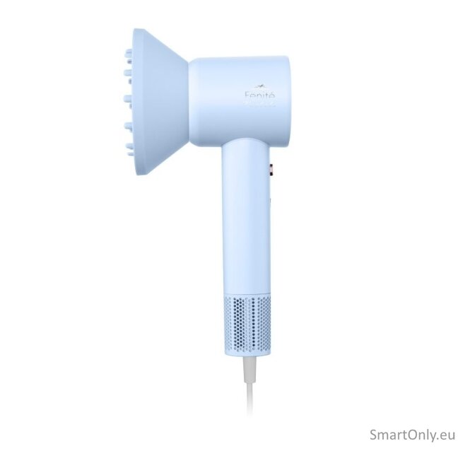 ETA Hair dryer | Fenité Pastels ETA831990010 | 1600 W | Number of temperature settings 3 | Ionic function | Light Blue | Diffuser nozzle 2 ETA Hair dryer | Fenité Pastels ETA831990010 | 1600 W | Number of temperature settings 3 | Ionic function | Light Blue | Diffuser nozzle 2